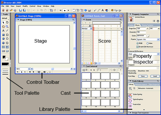 Director Screen Layout